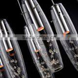 Hot Selling 1/3/4/6/9/12 Heads Glass Pendant Lamp 220V Pendant Hanging LED Lights thumbnail-3