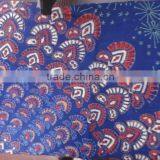 RTC-4 Indian Mandala Handmade Cotton Fabric Girls Sarong Sanganeri Running Fabric Jaipur