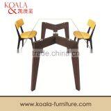 Best Sale Modern Cafe Chairs Resturant Dining Chair With PU Base B75# thumbnail-3