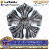 Hot Selling Wrought Iron Flower Fence Ornaments thumbnail-1