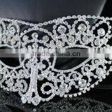 Rhinestone Elegant Clear Animal Masquerade Mask Wholesale for Party Decoration thumbnail-1