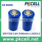 Er17335 3.6v 2100mAh Lithium Chloride Battery thumbnail-1