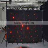 5mm High Brightness Leds Starcloth Curtain Lightwith Black Fireproof Cloth thumbnail-1