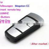 After Market Volkswagen Magotan Smart Remote Key 3 Buttons ID48 VW Magotan Smart Car Key 433MHZ