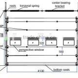 Warehouse Use Big Size Industrial Upright Door|Automatic Sectional Panel Door thumbnail-5