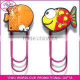 Custom 3D Animal Shaped Rubber Bookmark, Soft PVC Paper Clips thumbnail-1