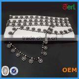 Factory Wholesale 10 Yards Plastic Base Plastic Rhinestone Trim thumbnail-5