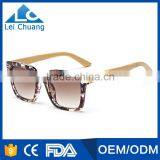 Hot Selling High Quality Plastic Frame With Handmade Bamboo Temple Sunglasses thumbnail-1