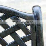 2016 Best Selling Home Decor 5-Piece Gaffey Cast Aluminum Outdoor Dining Set, Black Sand thumbnail-4