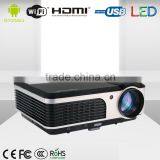 3800lumen HD LED Android Home Theater Projectors With HDMI TV USB VGA Video Port