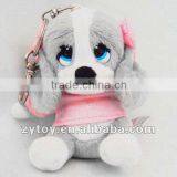 Mini Plush Dog Keychain OEM