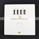 Factory Supply Double Usb Wall Switched Socket Wall Usb Charger