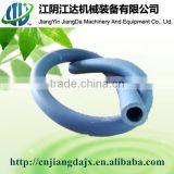 Sinking tube/weighted air hose used in aeration system for fish farm