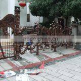 Cast Iron Metal Arts and Craft for Home Decoration the Father and Son Fishing Figurines thumbnail-2