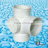 Plastic Tee w Side Door DIN/BS /UPVC Tees /PVC Tee thumbnail-1