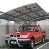 Steel Frame Outdoor Aluminum Carport for Car Sun Shelter and Car Wash Sheter thumbnail-4