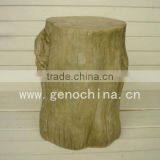 Polyresin Stool Tree Stool Yellow Outdoor Garden Stool thumbnail-1