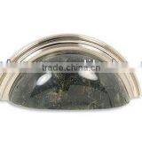 Cup Pull-VB-BN Granite Pull Cup Pull Brushed Nickel for Kitchen and Bathroom thumbnail-1