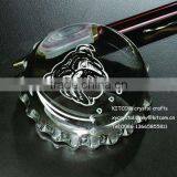 Lasered Crystal Bottle Cap Paperweight thumbnail-1