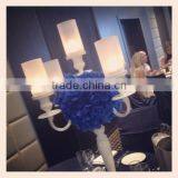 Glass Candle Holder Candelabra Hurricane Candelabra thumbnail-2