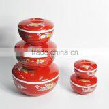 5 Pieces Household Plastic Food Storage Container With Lid thumbnail-2