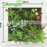 SJLJ013343 Plastic Grass Wall / Fake Green Grass Wall for Garden Home Decoration thumbnail-2