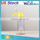 BPA-FREE Tritan Fruit Infuser Infusion Water Bottle for Naturally Flavored Fresh Drinking Bottles With Multi-Purpose Flip-top thumbnail-5