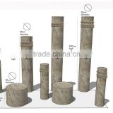 Home and outdoor garden table wedding christmas decoration 10cm to 500cm Height artificial with bark Tree Stumps E06 0117