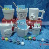 Diy Flower Pot-paint it Yourself Flower Pot thumbnail-1