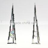 Chromed Plated Dubai Burj Khalifa Stand With Crystals From Swarovski thumbnail-3