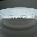 Plastic eco-friendly revolving cake stand turntable