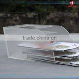 Wholesale Custom Clear Acrylic Magazine Organizer/Document Shelf thumbnail-4