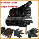 Heat Resistant Home Kitchen Silicone Oven Gloves thumbnail-1