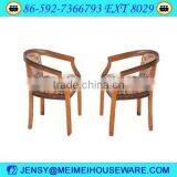 Wooden Oak Coffee Chair thumbnail-1