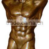 Bronze Abstract Nude Male Torso Statue thumbnail-1