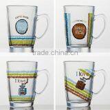 6oz 8oz 10oz 12oz Caffe Latte Espresso Cappuccino Glass Coffee Cup Glass Mug thumbnail-3