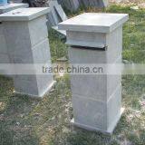 Outdoor Decoration Cheap Antique Granite Stone Mailbox Wholesale thumbnail-2