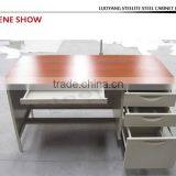 New Modern Steel Office Meijer Computer Desk thumbnail-5