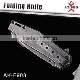 G10 Handle Tactical Survival Folding Pocket Knife Stonewashed Blade thumbnail-2