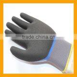 Black Sandy Nitrile Double Dipped Gloves Smooth Nitrile Full Dipped Gloves thumbnail-1