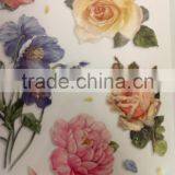 Rose & Lily Design Sticker, Classic Decorative Shinny Glitter Sticker thumbnail-4