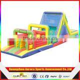 Popular Amusing Castle Inflate Combo,inflatable Castle,bounce Castle, Giant Wet Dry Obstacle Course,