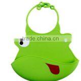 Cute Animal Shape Designed Soft Silicone Baby Bibs thumbnail-1