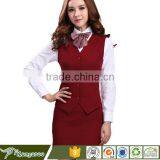 Receptionist Captain Uniform Hotel Front Office Chinese Collar