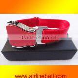 Unique Airplane Buckle Seatbelt Silicon Bracelet thumbnail-1