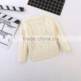 Wholesale Chunky Wool Handmade Cable-Knit Sweater Design for Girls and Boys thumbnail-5