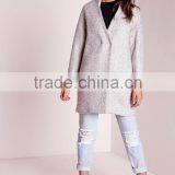 2016 New Style Girls Grey Wool Cocoon Coats Elegant Design thumbnail-3