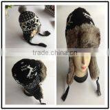 2016 New Fashion Winter Warm Soft Double Layer Knitted Ladies Hats Majored Factory thumbnail-4