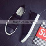 Elastic Band Man's Slip-on Breathable Casual Canvas Shoes thumbnail-4