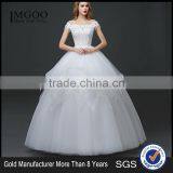 MGOO Customized Made High Quality Vintage Church Wedding Dress Romantic Bridal Speical Day New Models thumbnail-1